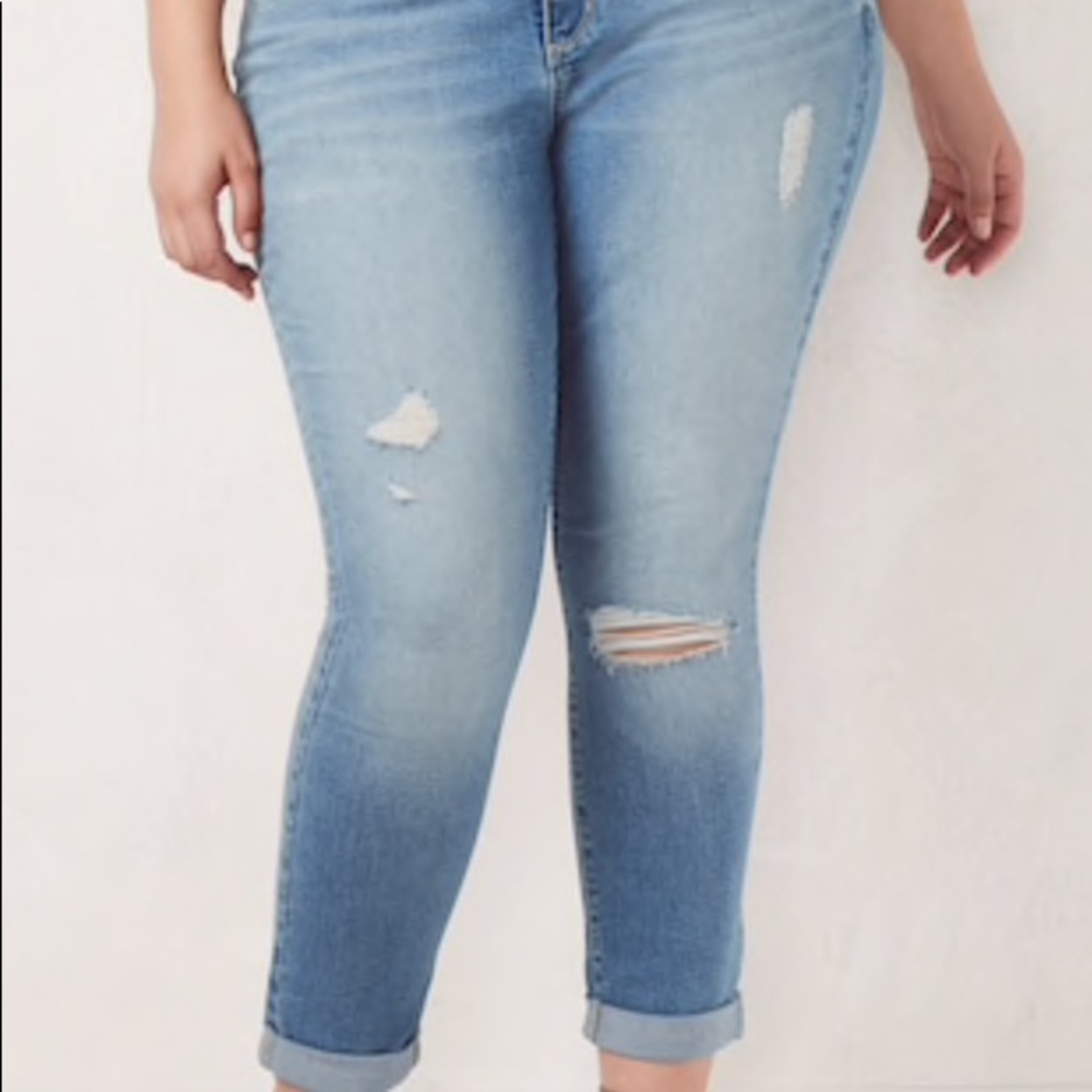 love cuffed skinny ankle light jeans - Picture 3 of 6